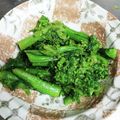 モコPAD's cooksnap of when they made 菜の花お浸し.