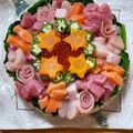 なっさん姫's cooksnap of when they made ひな祭り、誕生日に！寿司ケーキ♡.
