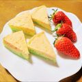 motomi♪'s cooksnap of when they made ひな祭りに♡HMで簡単3色蒸しパンケーキ.