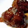 kyootan's cooksnap of when they made 肉巻きおにぎり♪お弁当にも☆.