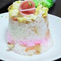 つきかおり's cooksnap of when they made 【簡単】ケーキ型いらずミニお寿司ケーキ♡.