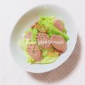 まあまま☆0403's cooksnap of when they made 春キャベツと魚ニソのガーリック炒め.