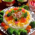 ＊＊もっさん＊＊'s cooksnap of when they made お祝いの日に、ケーキ寿司♪.