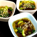 ルぴあ's cooksnap of when they made きゅうりとわかめのもずく酢.