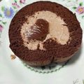 Mgmママ's cooksnap of when they made ⁂チョコロールケーキ⁂.
