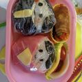 くみじぇんぬ's cooksnap of when they made ひな祭りキャラ弁☆お雛様おにぎり♪.