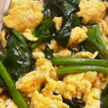 Cocoakko13's cooksnap of when they made 簡単【ほうれん草と炒り卵のお浸し風】.