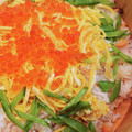 蜜茄子's cooksnap of when they made 鮭ときゅうりと炒り卵のちらし寿司.