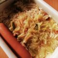 Nöööla♡'s cooksnap of when they made カップ焼きそば☝ウインナー入れて豪華演出.