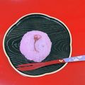 kikukiku☆'s cooksnap of when they made 簡単！電子レンジで作る「桜餅」～もち米版.