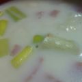 あゆたっくん's cooksnap of when they made ベーコンと長ネギのあったかミルクスープ.
