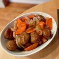 Double-K's cooksnap of when they made IKEAのミートボールで酢豚風.