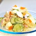 かっちゃん杉's cooksnap of when they made 卵入りでまろやか♪スパゲッティマヨサラダ.