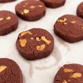 ベジーーーータ's cooksnap of when they made ポリ袋☆オリーブオイルでココアクッキー.