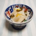 バカリャウ's cooksnap of when they made 割り干し大根の甘酢漬け(柚子大根).