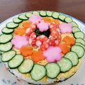 M☆mの母's cooksnap of when they made 簡単♡ツナそぼろdeひな祭りのケーキ寿司.