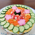 M☆mの母's cooksnap of when they made 簡単♡ツナそぼろdeひな祭りのケーキ寿司.