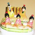 クックたまちゃん☆'s cooksnap of when they made ひな祭り ＊ちらし寿司でお雛様ケーキ＊.