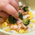 がっちゃんこ！'s cooksnap of when they made ＊離乳食中期＊ひな祭り✿ベビーちらし寿司.