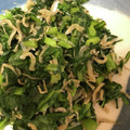 かずくん☆'s cooksnap of when they made 春菊とじゃこの佃煮風.