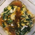 クックS4D7LY☆'s cooksnap of when they made 5分！子ども喜ぶ　にら玉甘酢あんかけ丼.