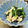 yuki★haru's cooksnap of when they made ☆ほうれん草と蒸し鶏の酢みそ和え☆.