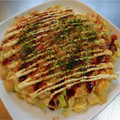 りょうりっこ☆'s cooksnap of when they made 具はえのきだけですが何か？？お好み焼風⑦.