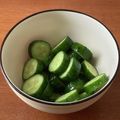 kiusantas's cooksnap of when they made 【簡単】一瞬でキュウリの浅漬け.