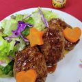 ゆう赤大好き♪♪'s cooksnap of when they made 和風ハンバーグ.