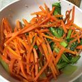 冷蔵庫レスキュー隊's cooksnap of when they made 小松菜と人参のナムル.