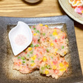こうたん4's cooksnap of when they made ミックスベジタブルと桜エビのかき揚げ.