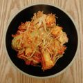neko＊and…'s cooksnap of when they made 豆腐とえのきのキムチ煮.