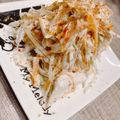 Mi〜o☆'s cooksnap of when they made 胡麻の香り☆ゴボウと鶏肉の和風サラダ.