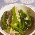 kuuko♪'s cooksnap of when they made 【手間なし簡単】小松菜とえのきのおひたし.