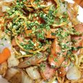 ムーヒツジ's cooksnap of when they made 白菜の焼きそば♪.