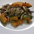 ミセスＡ's cooksnap of when they made 南瓜と牛肉のマヨーグル炒め.