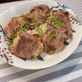 しゅい6's cooksnap of when they made 簡単！肉巻きおにぎり。焼肉のタレで。.