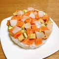 suzuke☆'s cooksnap of when they made サーモンのビューティちらし寿司.