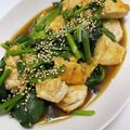 キュキュットさん's cooksnap of when they made 鶏むね肉と小松菜のオイ酢ターソース炒め.