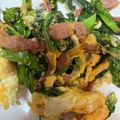 左官屋の奥さんです's cooksnap of when they made 菜の花とベーコンのバター炒め.