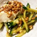 vegearrow's cooksnap of when they made 冷やしたぬきの豆腐サラダ.