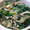 さつまいも♥️'s cooksnap of when they made ほうれん草としめじのおろし和え.