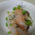 naocolin's cooksnap of when they made イカ刺身としめじの紅葉和え（明太子あえ）.