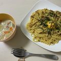 音鳴空's cooksnap of when they made 納豆パスタ.