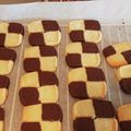 owbrother's cooksnap of when they made 〈卵不使用〉 アイスボックスクッキー.