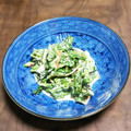 KAKO_KAKO's cooksnap of when they made 春菊とハムのおかかマヨしょうが醤油和え.
