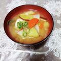 めみたん☆'s cooksnap of when they made さつま芋の味噌汁.