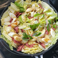 真衣奈's cooksnap of when they made 牛こま肉と白菜のミルフィーユ鍋すき焼き風.
