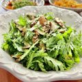 Superlittleboo's cooksnap of when they made 生で味わう春菊とマッシュルームのサラダ。.