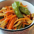 BunnyQ's cooksnap of when they made 野菜天と人参とピーマンのきんぴら.